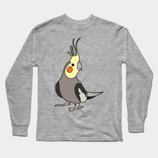 Cockatiel Bird Lover Long Sleeve T-Shirt